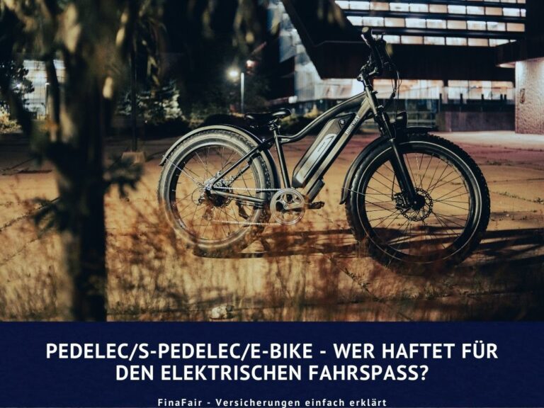 Pedelec, S-Pedelec und E-Bike. Wer haftet für den elektrischen Fahrspaß?