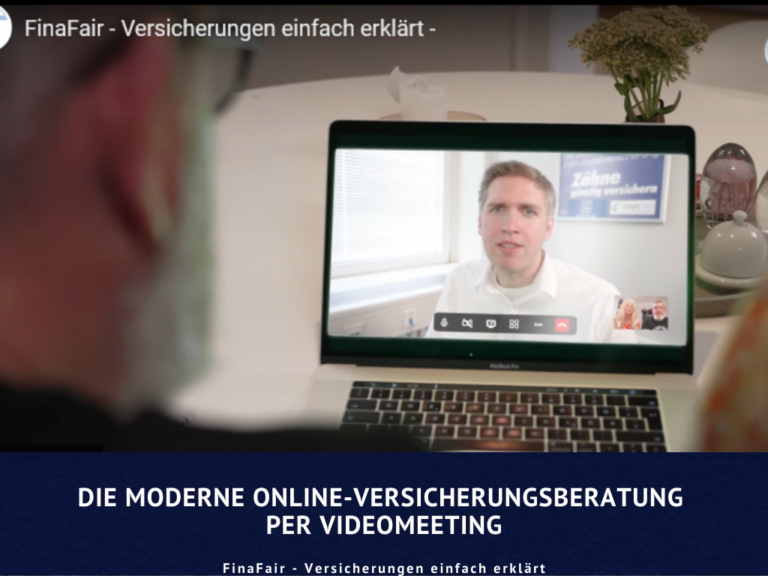 Die moderne Versicherungsberatung- Online per Videomeeting