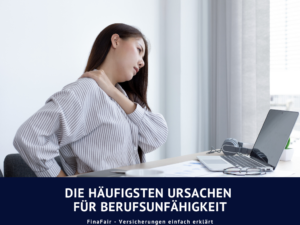 Ursachen Berufsunfähigkeit