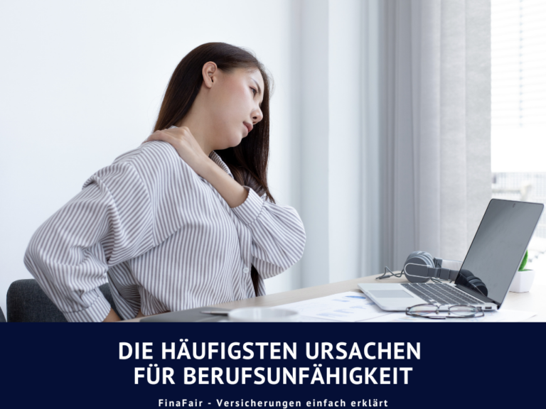 Die häufigsten Ursachen für Berufsunfähigkeit