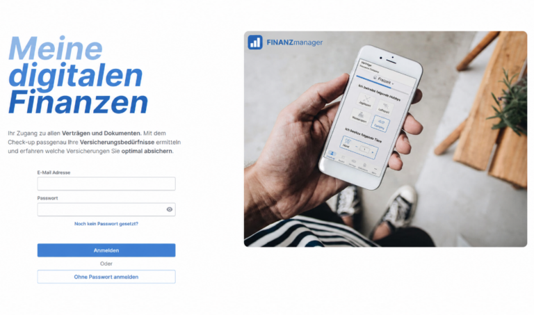Deine Versicherungen online verwalten – Ganz einfach mit der Finanzmanager-App